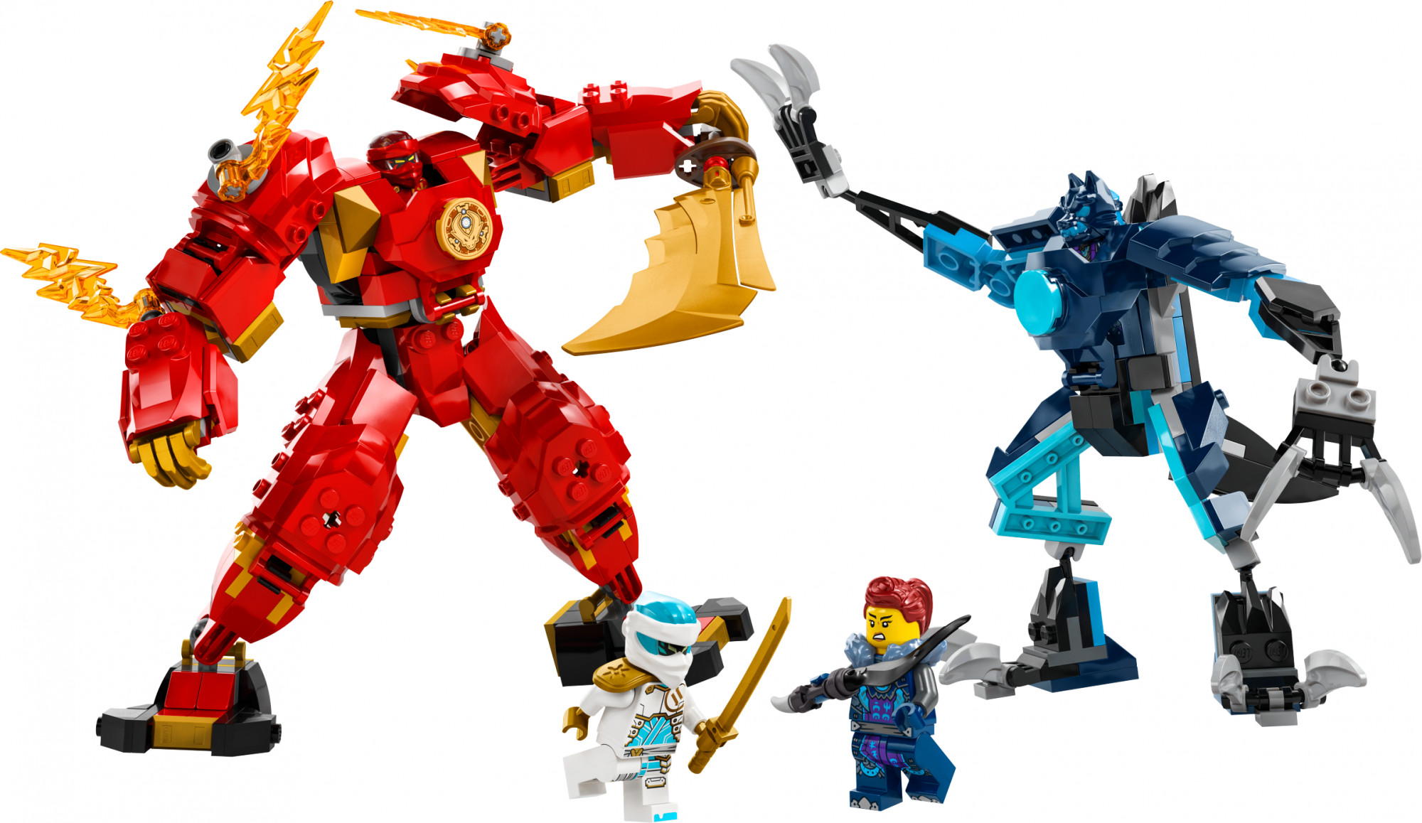 LEGO NINJAGO Робот вогняної стихії Кая (71808) - зображення 1