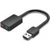 Vention USB Sound Card 2.0 Channel 0.15m Black (CDYB0) - зображення 2