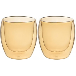 LeGlass Набір склянок з подвійними стінками 298мл 605-007