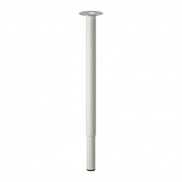 IKEA OLOV Ножка стола, h60-90, белый (102.643.02)