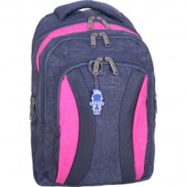 Bagland Шкільний рюкзак  Драйв 0018970 текстильний сіро-рожевий 29 л