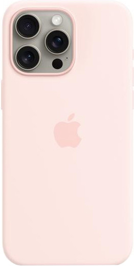 Apple iPhone 15 Pro Max Silicone Case with MagSafe - Light Pink (MT1U3) - зображення 1