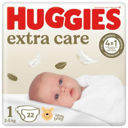 Huggies Extra Care 1, 22 шт
