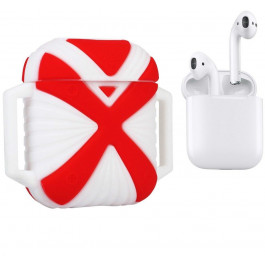 i-Smile Чохол X-HuWei  для Apple AirPods IPH1443 Red + White (702334)