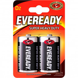 Energizer D bat Eveready Super Heavy Duty 2шт (7638900083613)