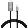 Vinga USB Type-C to DisplayPort v1.2 1.5m Black (VCPVCCD1215) - зображення 1