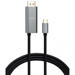 Vinga USB Type-C to DisplayPort v1.2 100W 1.5m Black (VCPVCCD1215PD)
