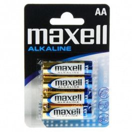 Maxell AA bat Alkaline 4шт (MXBLR06)