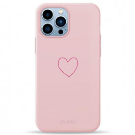 Pump Silicone Minimalistic Case for iPhone 13 Pro Max Krivoe Heart (PMSLMN13PROMAX-6/312)