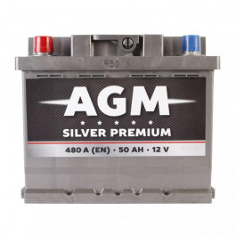  AGM 6СТ-50 Аз Silver Premium