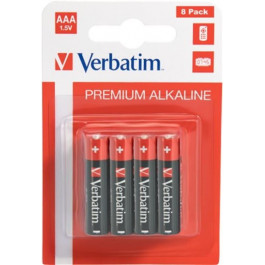 Verbatim AAA bat Alkaline 8шт Premium (49502)