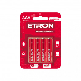 Etron AAA bat Alkaline 2шт Mega Power (AAA-C2)