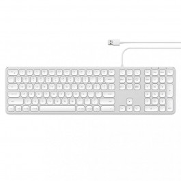 Satechi Aluminum USB Wired Keyboard Silver US (ST-AMWKS)
