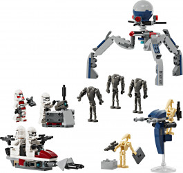 LEGO Star Wars Клони-піхотинці й бойовий дроїд. Бойовий набір (75372)