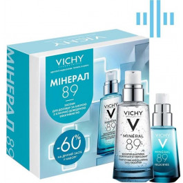 Vichy Набір  Mineral 89 Щоденний гель-бустер 50 мл + Гель для відновлення та зволоження шкіри навколо очей