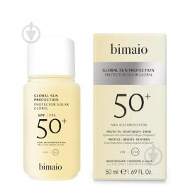 Bimaio Сонцезахисний крем для обличчя  Global Sun Protection SPF50+, 50 мл