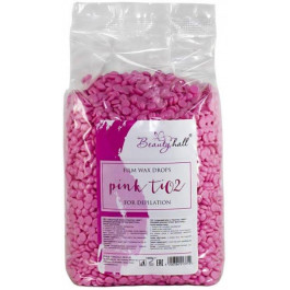 Beautyhall Пленочный воск для депиляции  Hot Film Wax Pink TiO2 розовый диоксид титана 1 кг (5200384213712)