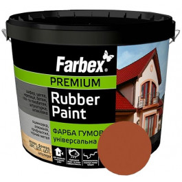 Farbex Фарба гумова Універсальна коричнева 3,5 кг