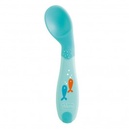 Chicco Ложка First Spoon, 8m+, голубой (16100.20)