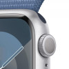 Apple Watch Series 9 GPS 41mm Silver Aluminum Case with Winter Blue Sport Loop (MR923) - зображення 3