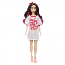 Mattel Barbie Модниця в блискучій сукні-футболці (HRH12)