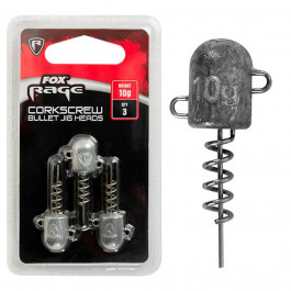 Fox Rage Corkscrew Bullet Jig Heads / 5g / 3pcs (NJX120)