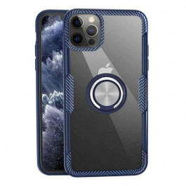 Deen CrystalRing for iPhone 12/12 Pro Transparent Dark Blue