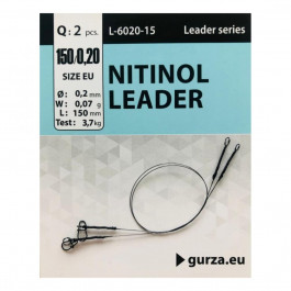 Gurza Nitinol Leader / 0.20mm 15cm / 2pcs