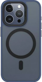 Blueo Frosted Anti-Drop with MagSafe для Apple iPhone 15 Pro Dark Blue (BK5934-I15PDB)