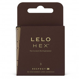 LELO HEX Condoms Respect XL 3 Pack (SO8132)
