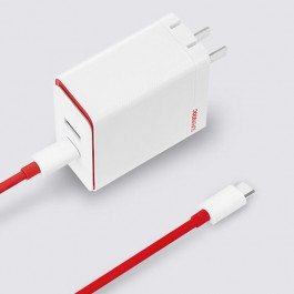 OnePlus SUPERVOOC 100W Dual Port Charger Kit White