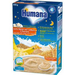 Humanа Молочная каша Сладкие сны цельнозерновая с бананом 200 г