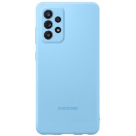 Samsung A525 Galaxy A52 Silicone Cover Blue (EF-PA525TLEG)