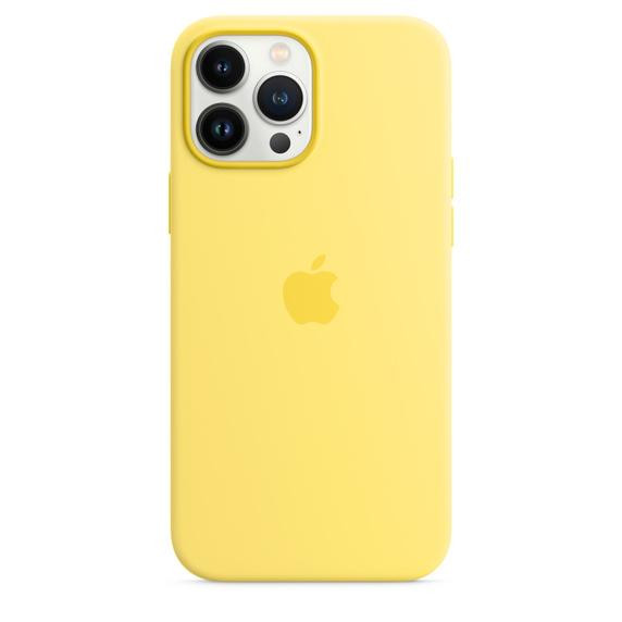 Apple iPhone 13 Pro Max Silicone Case with MagSafe - Lemon Zest (MN6A3) - зображення 1