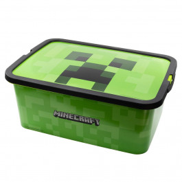 Stor Minecraft Creeper, Storage Click Box 13L (Stor-04405)