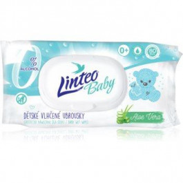 Linteo Baby Pure & Fresh дитячі вологі серветки з алое вера 80 кс