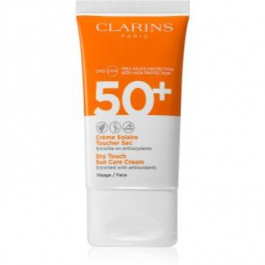 Clarins Dry Touch Sun Care Cream сонцезахисний крем SPF 50+ 50 мл