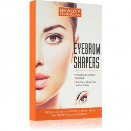 Beauty Formulas Eyebrow Shapers воскові смужки та брів 4 кс