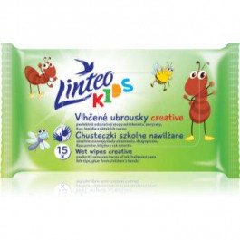 Linteo Kids Creative вологі серветки для дітей 15 кс