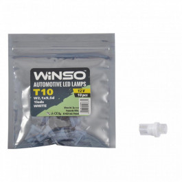 Winso T10 W2.1x9.5d 1LED white 10шт.уп. 127630