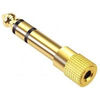 Beyerdynamic Jack adaptor plugged 3,5mm socket to 6,3mm jack gold (529102)