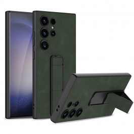 GKK Skin-Feel Matte Case Foking Kickstand для Samsung Galaxy S24 Green