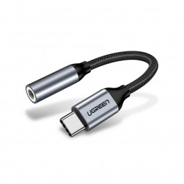 UGREEN AV142 USB-C - mini-jack 3.5 мм Black (30632)