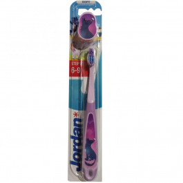 Jordan Dental Дитяча зубна щітка  Step 3, 6 - 9 років, м&#039;яка, фіолетовий