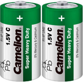 Camelion C bat Zinc-Carbon 2шт Green Series (R14P-SP2G)