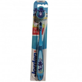 Jordan Dental Дитяча зубна щітка  Step 3, 6 - 9 років, м&#039;яка, блакитний