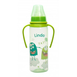 Lindo Бутылочка для кормления LI 139 зеленый 250 мл