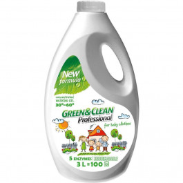 Green&Clean Professional гель для стирки детского белья 3 л 100 стирок (4823069703646)