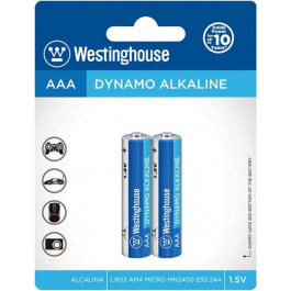Westinghouse AAA bat Alkaline 2шт Dynamo (LR03-BP2)