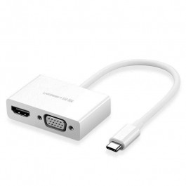 UGREEN USB-C to HDMI/VGA White (30843)